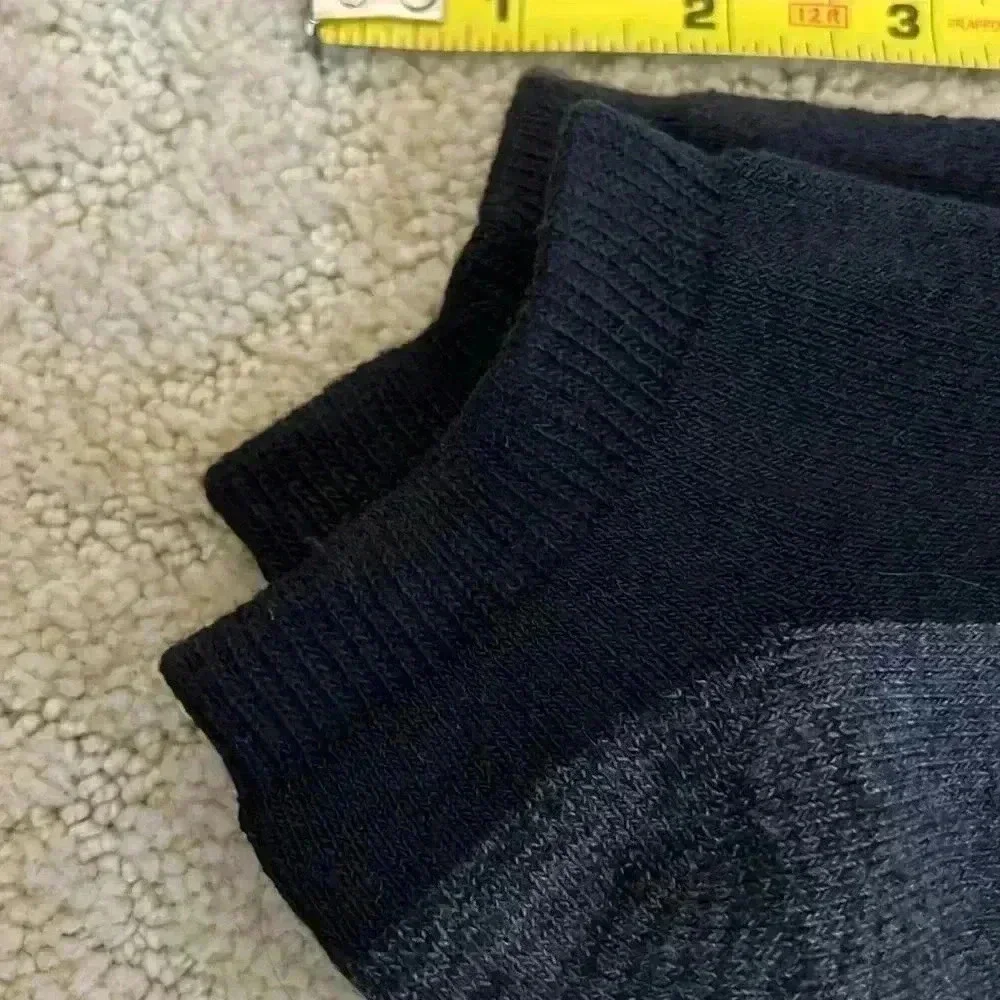 Hanes low cut max cushion black socks 8 pairs men’s NWOT